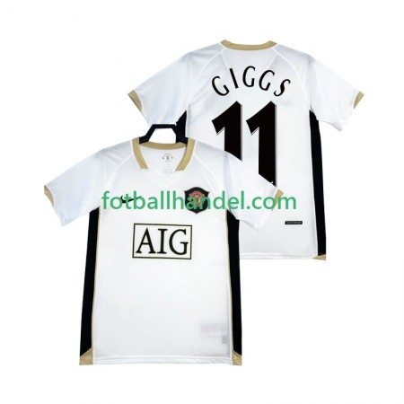 Herre Fotballdrakter Manchester United GIGGS 11 Borte Retro 2006-2007 Kortermet